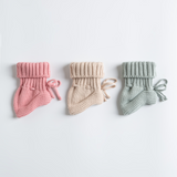 knitted booties