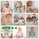 Handgestrickter personalisierter Strickpullover aus 100% Baumwolle