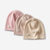 Rib knit set: hat & neck scarf