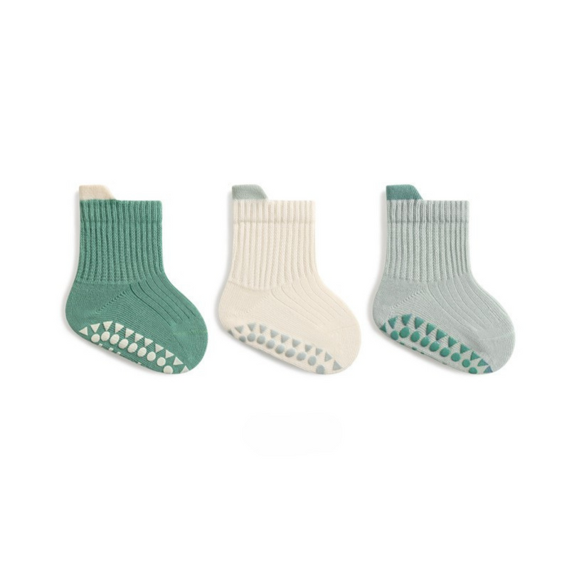 Anti-Rutsch Baby Socken (3er-Pack)