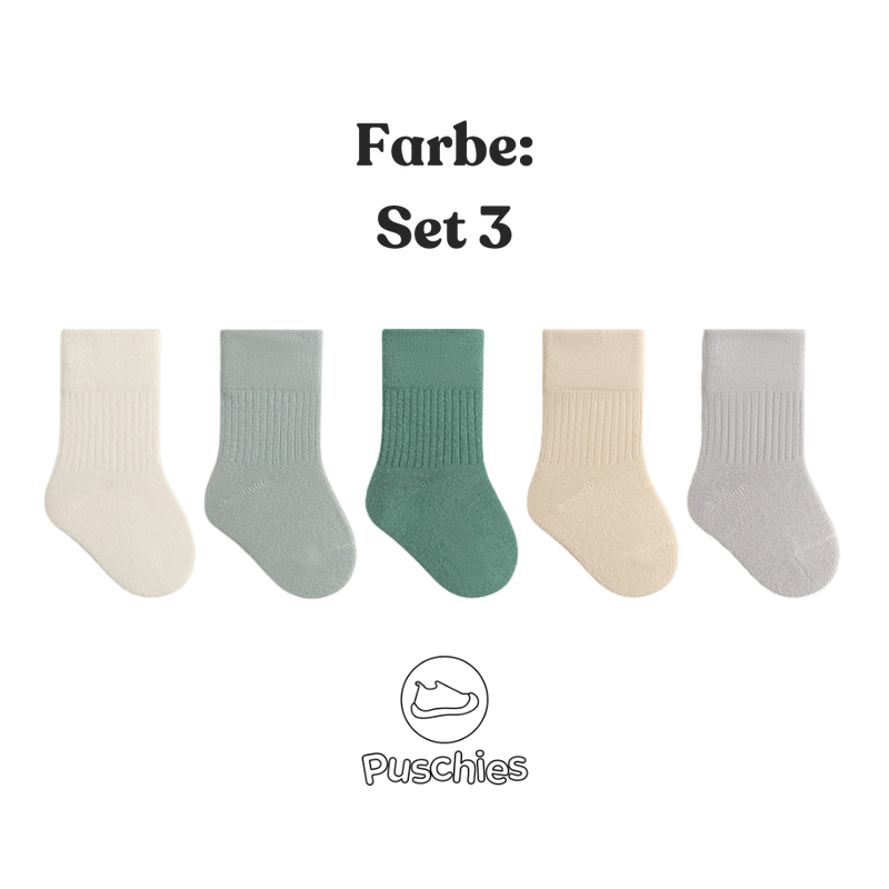 Premium Baumwollsocken (5er-Set)