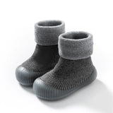 Winter Puschies - kuschelig warme & rutschfeste Babybarfußschuhe aus Baumwolle