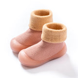 Winter Puschies - kuschelig warme & rutschfeste Babybarfußschuhe aus Baumwolle