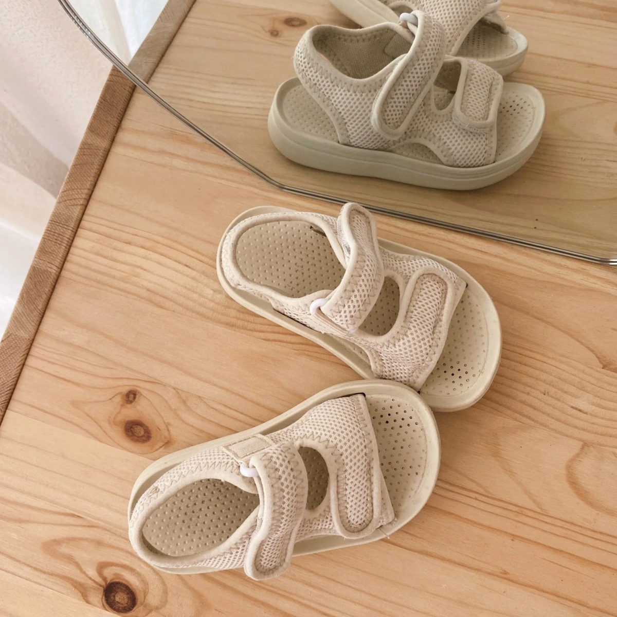 Sommerflitzer - Kinder Sandalen mit Klettverschluss | Ultraleicht & Barfußfreundlich