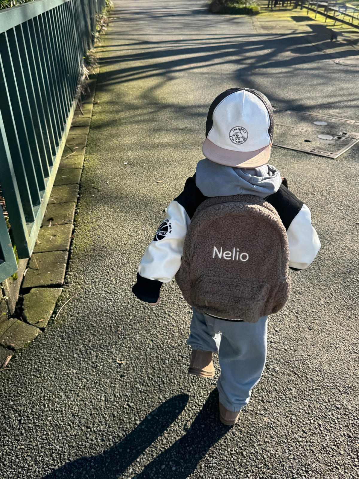 Their very first backpack