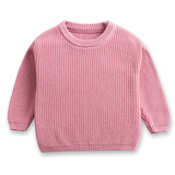 Handgestrickter personalisierter Strickpullover aus 100% Baumwolle