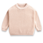 Hand-knitted personalized sweater made of 100% cotton