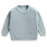 Handgestrickter personalisierter Strickpullover aus 100% Baumwolle