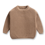 Handgestrickter personalisierter Strickpullover aus 100% Baumwolle