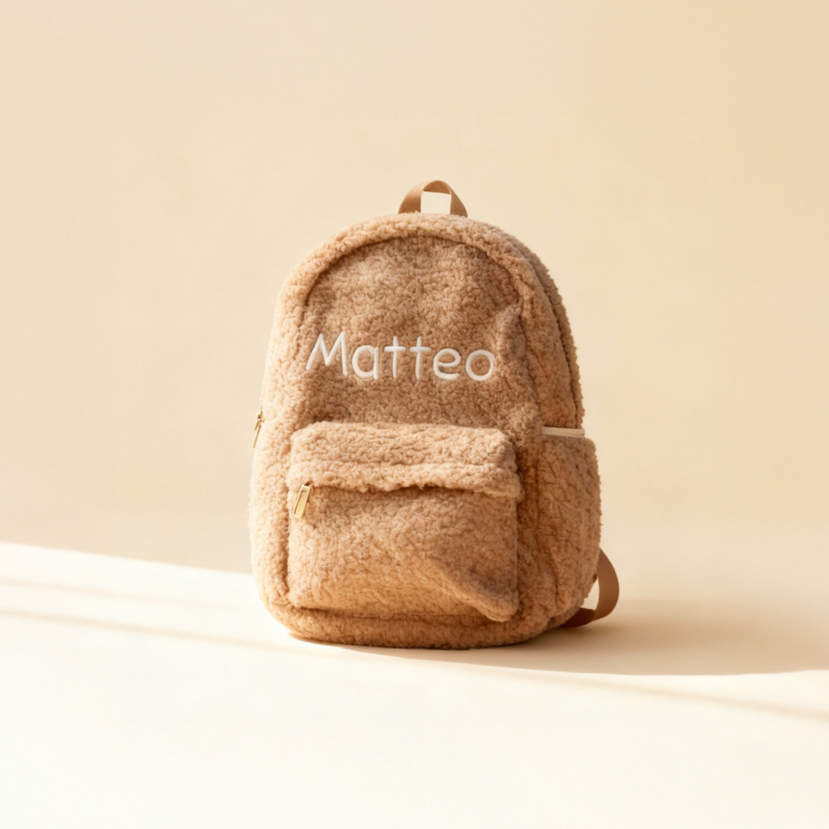 Personalized teddy backpack with name – daycare backpack for kids