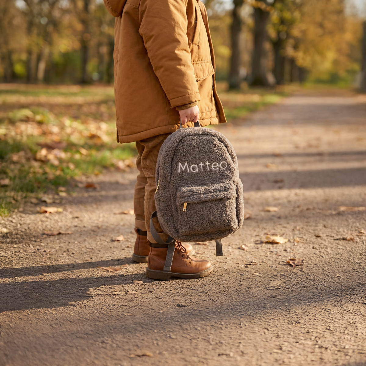 Personalized teddy backpack with name – daycare backpack for kids